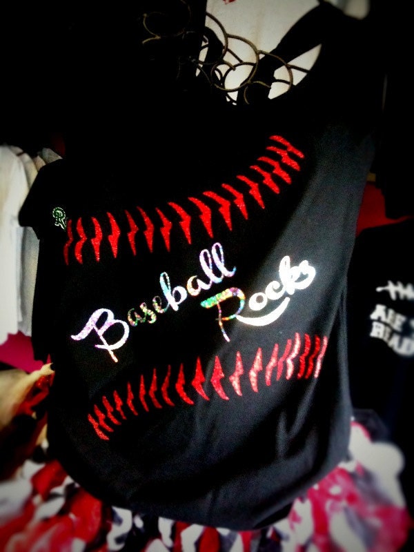 Baseball or softball rocks tank top