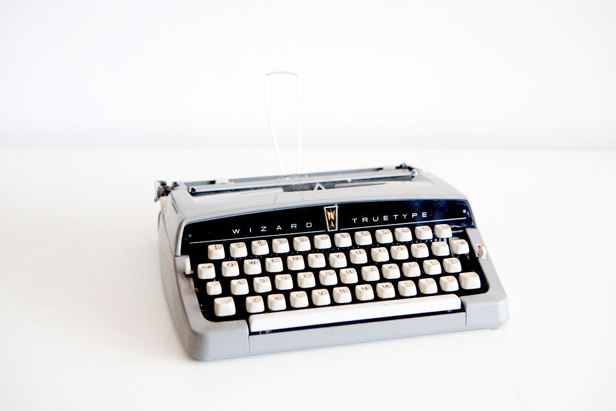 Vintage Wizard Truetype Typewriter