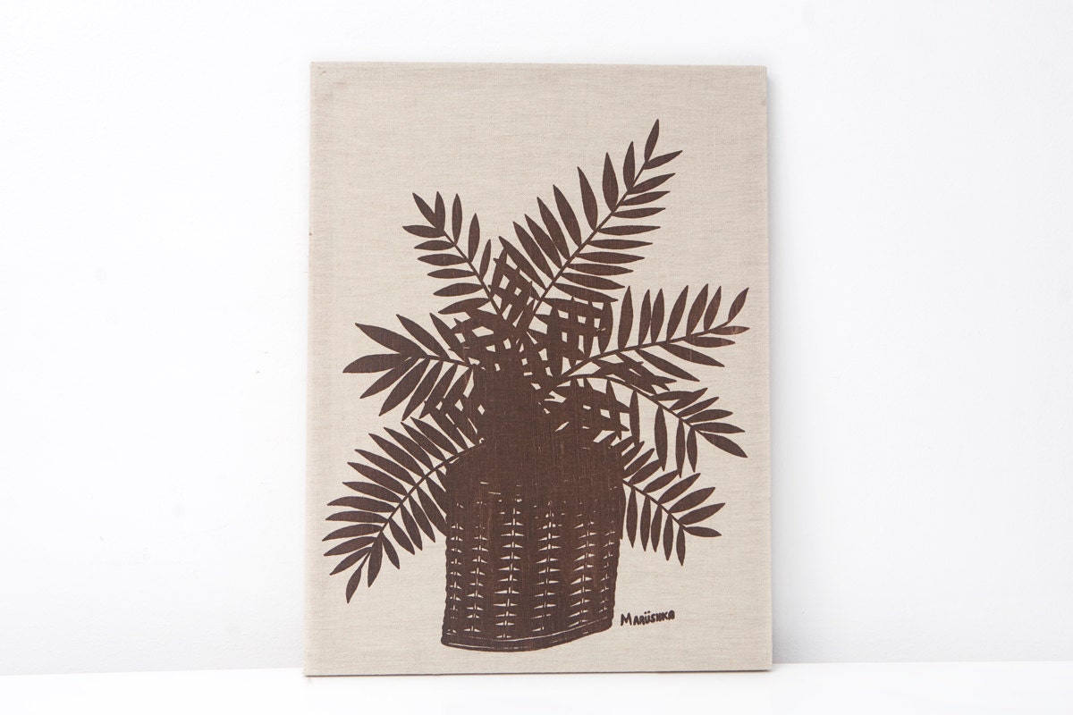 Vintage Marüshka Fern Plant Print