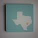 CHOOSE YOUR STATE - Affordable Original Painting, Wall Art, Home Decor - Made to Order State Love (8 x 8 Canvas)