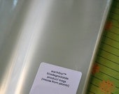 QTY 600 Clear Biodegradable Bags - Compostable and FDA Approved - 5 x 6 Inches - Includes Stickers
