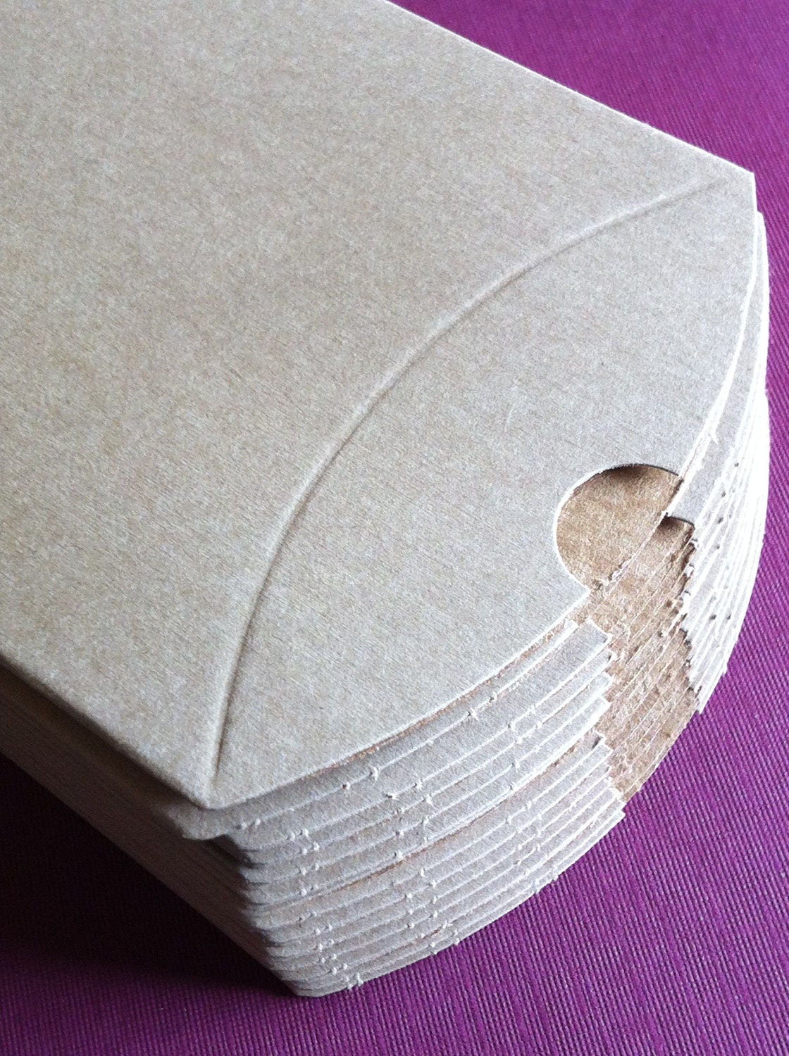 DIY Brown Kraft Pillow Boxes - set of 120 - Perfect for Embellishing with Deco Tapes - 4 1/2 x 4 1/2 x 1 1/2 Inches