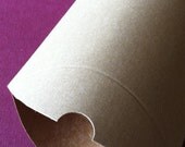 DIY Brown Medium Size Kraft Pillow Boxes - set of 12 - Perfect for Embellishing with Deco Tapes - 4 1/2 x 4 1/2 x 1 1/2 Inches