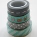 Washi Tape - 15mm - Charcoal Divided Highway Road Stitching - Deco Paper Tape No. 353