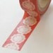 Washi Tape Set - 15mm - Combination CB - Vintage Style Floral and Plaid - Three Rolls Washi Tape