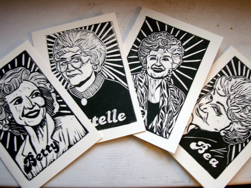 Golden Girls Note Cards - Complete Set