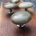 CLEARANCE Sale Glass Drawer Knobs Moss Green (GK03)