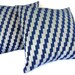 Ikat Pillows, Set of 2, 16x16, Blue