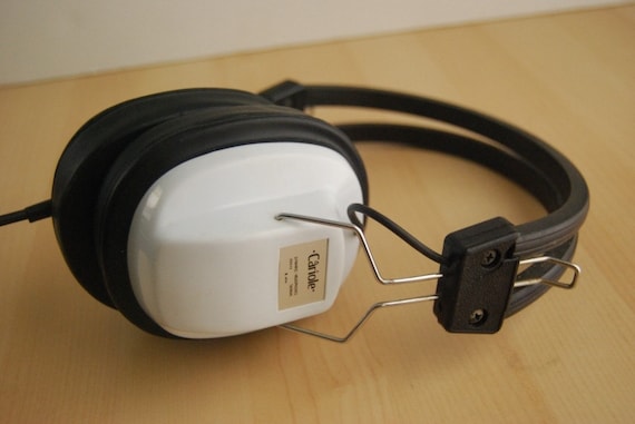 Vintage 80s Headphones Audio Equipment Working by retroEra
