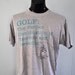 80s Vintage Golf Tshirt Tee Funny Gift Super Soft n Thin Screen Stars Gray  LARGE