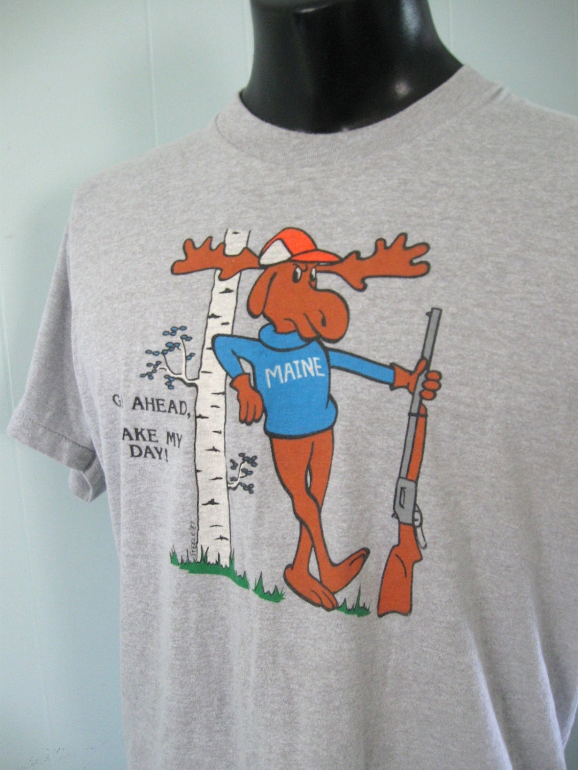 maine moose cartoon