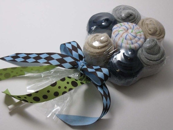 Baby Blooms Flower(TM) - Socks and Washcloth Set