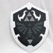 RESERVED listing for EverWatching (Adult size)---Dark Link  Hylian Shield from the Legend of Zelda (Ocarina of Time design)