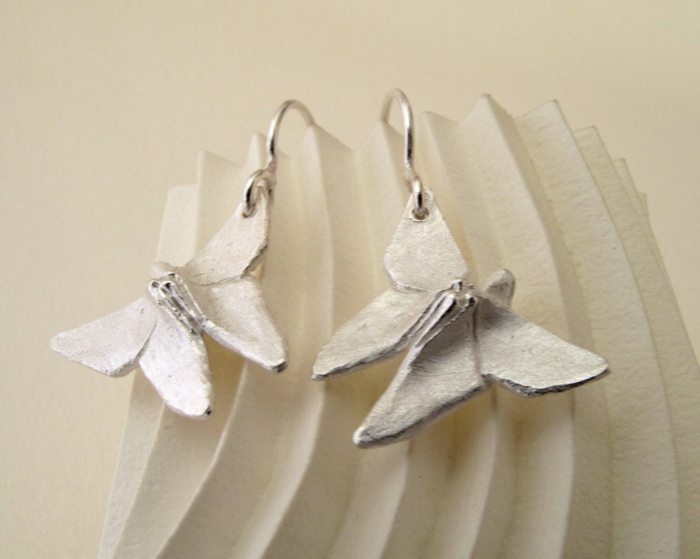 Origami Butterfly Earrings