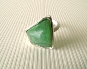 Demantoid Garnet Ring