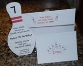 Bowling Basketball Football Soccer Baseball Birthday Invitations