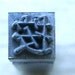 Vintage Japanese Typewriter Key Stamp put hand on, press down with hand