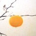 Vintage Japanese Painting Kaki Persimmon Gakuryo Nakamura Nihonga Style Showa Period