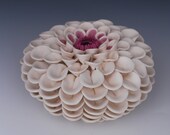 White Pottery Vase - Decorative Art -  Ceramic Sculpture -Modern Vessel