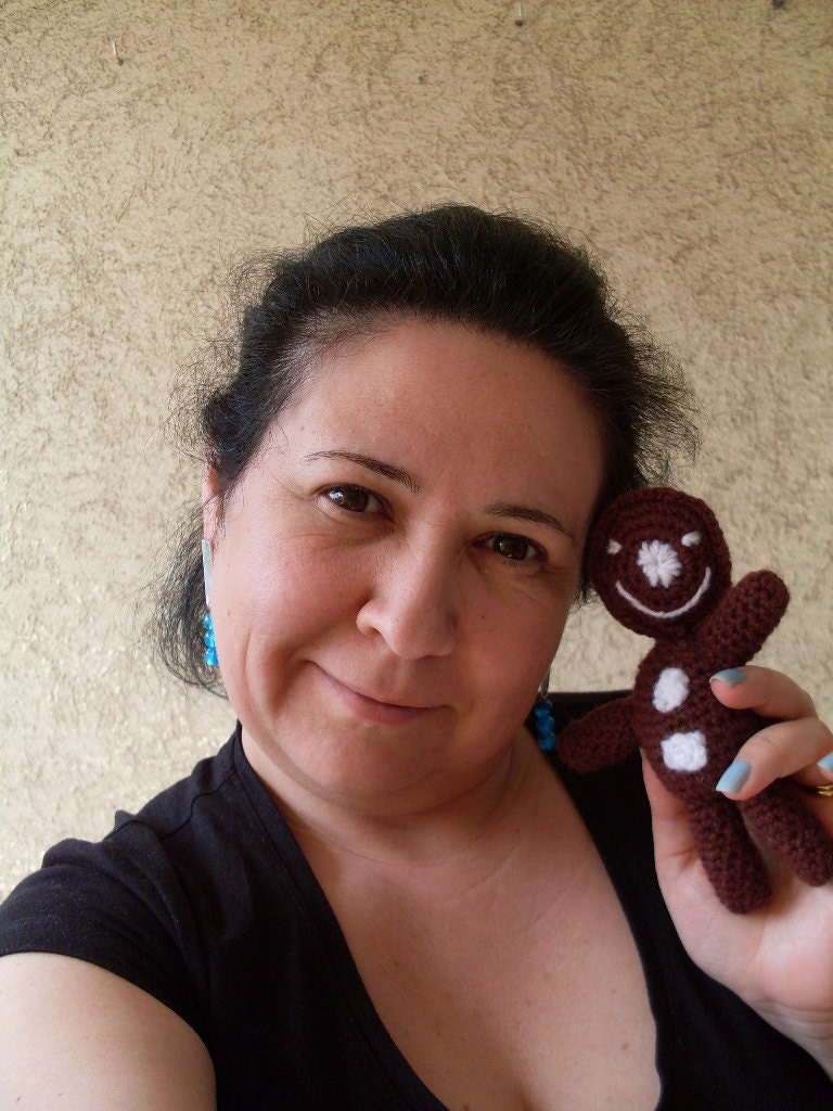 PDF Pattern Lovely Ginger Man Crochet  - Christmas Ornament - Amigurumi - doll - toy