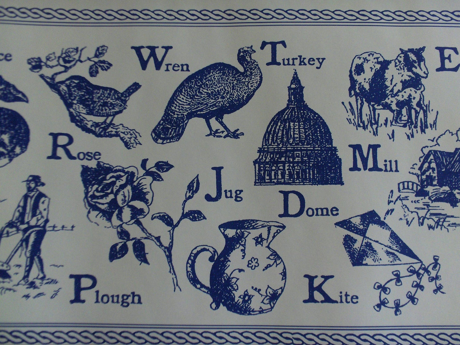 Vintage Laura Ashley Wallpaper Border by OrangeGrove on Etsy