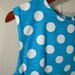 60's Polkadot Ruffle Dress, 36-36-38