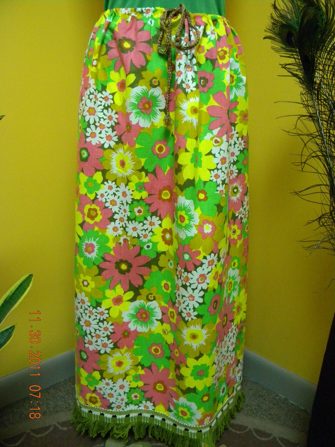 That 70s Skirt Flower Power