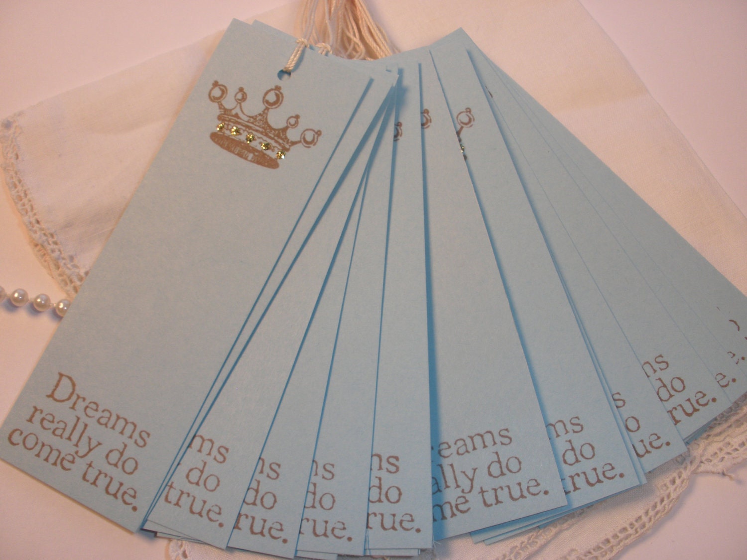 Wedding Wish Tags Dreams Do Come True Set of 25