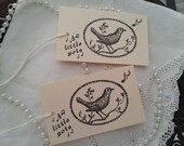 Song Bird A Little Note Tags Set of 8