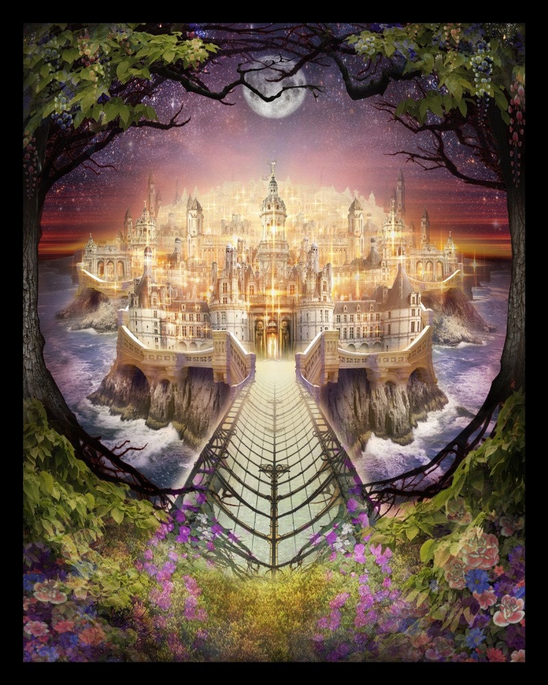 Lost Lands of Imagination - The Realm of Faerie - Art Print by Brian Giberson
