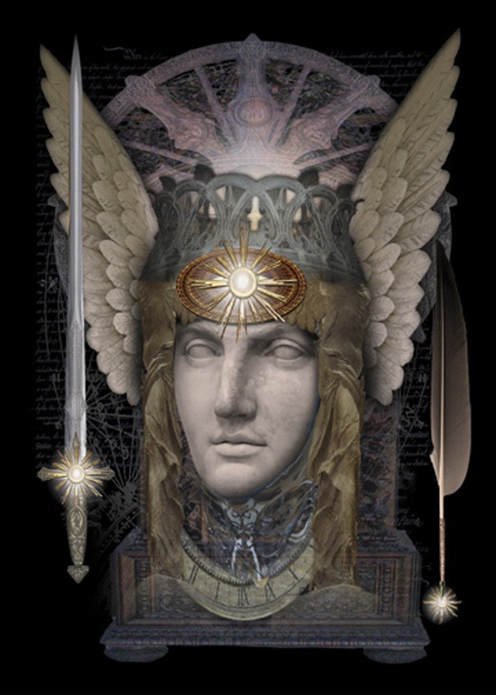 Personification of Liberty -  Art Print by Brian Giberson