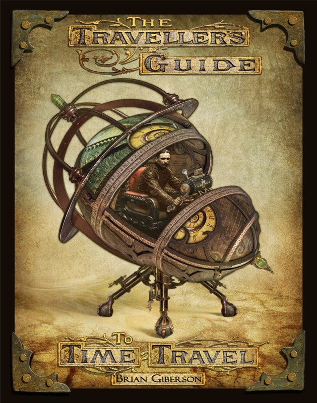 Steampunk Vintage Ad Series -Time Machine- Blank Note Card by Brian Giberson