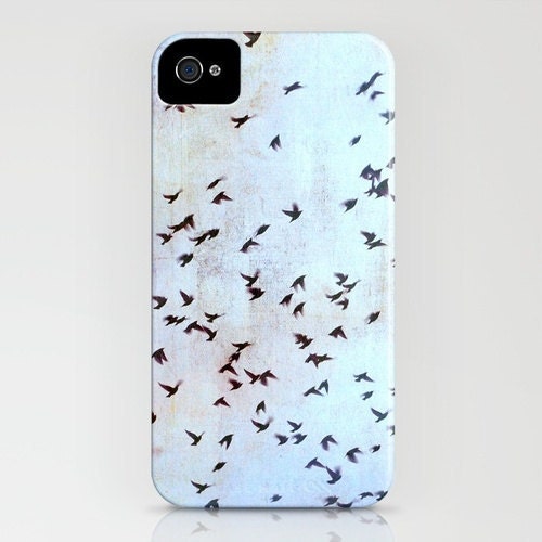 Blue Birds iPhone Case (iPhone 4S, 4, 3GS, 3G)