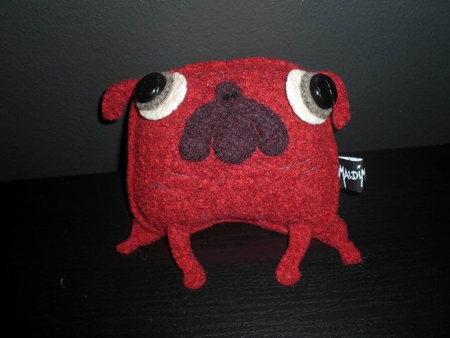 lovely pug 'Red Devil'/small