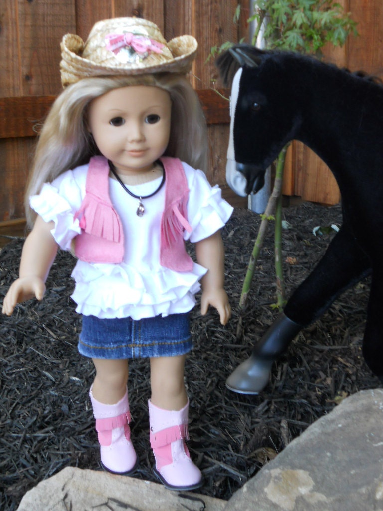 18 Inch Doll Clothes Day on the Ranch Outfit for American Girl Doll
