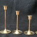 5 Brass Candle Sticks (Holders)