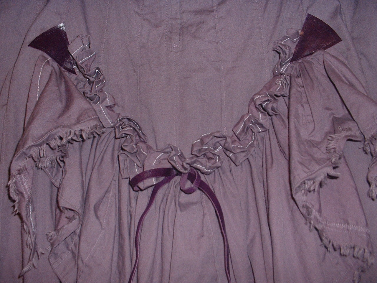 Steampunk Plum and Purple Bustle Skirt
