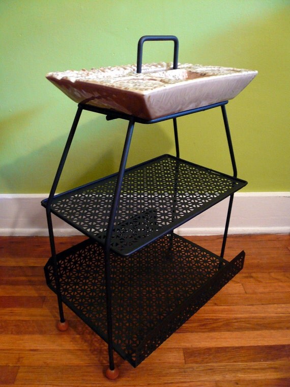 1950s Atomic Ashtray Drink Stand Magazine Rack By Joevintage