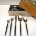 1960s Modernist 30 pc Flatware Complete In Original Box