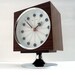 1960s Mid Century Modern Bulova Pedestal Clock MINT