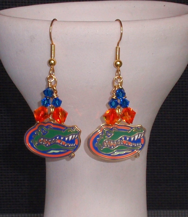 Florida Gators Inspired Shine in the Swamp Earrings