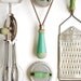 Instant collection - Vintage green handled kitchen utensils