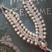 Stunning Vintage Rhinestone And Faux Pearl Wedding Necklace, Bride Necklace, Vintage Wedding Jewelry