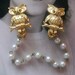 What A Hoot Fabulous Vintage Owl Sweater Guard Clip Glee Mad Men