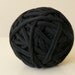 Recycled Tshirt Yarn - Black- 35yds- RT535
