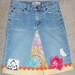 Knee Length Jean Skirt size 12 girls