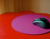 Round Designer Felt Mouse Pad
