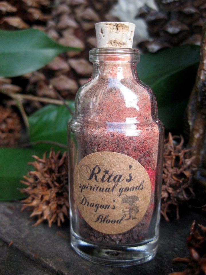 Dragon's Blood Resin Powder Incense by RitaSpiritualGoods on Etsy