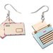 Typewriter: RETRO EARRINGS