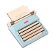 Vintage Typewriter Brooch, Green or Blue